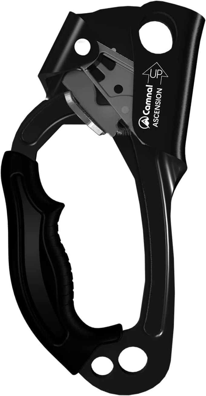 CAMNAL UIAA & CE Certified Hand Ascender for 8–13mm Rope, Rope Clamp for Rock Climbing, Tree Climbing, Arborist, Rappelling Gear – Left/Right Hand - Image 1
